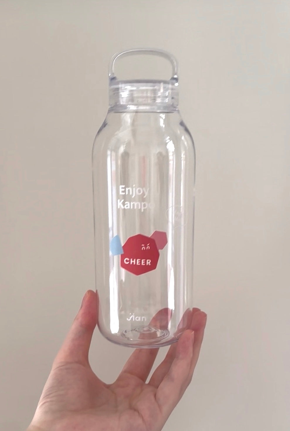 限定100セット】jianオリジナルウォーターボトル 500ml + チアちゃん